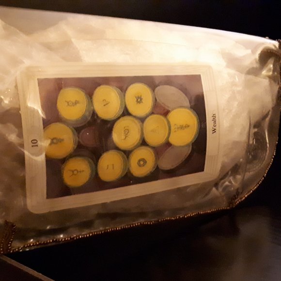 Rare Vintage 1940's Handmade Clear Clutch - Picture 9 of 16